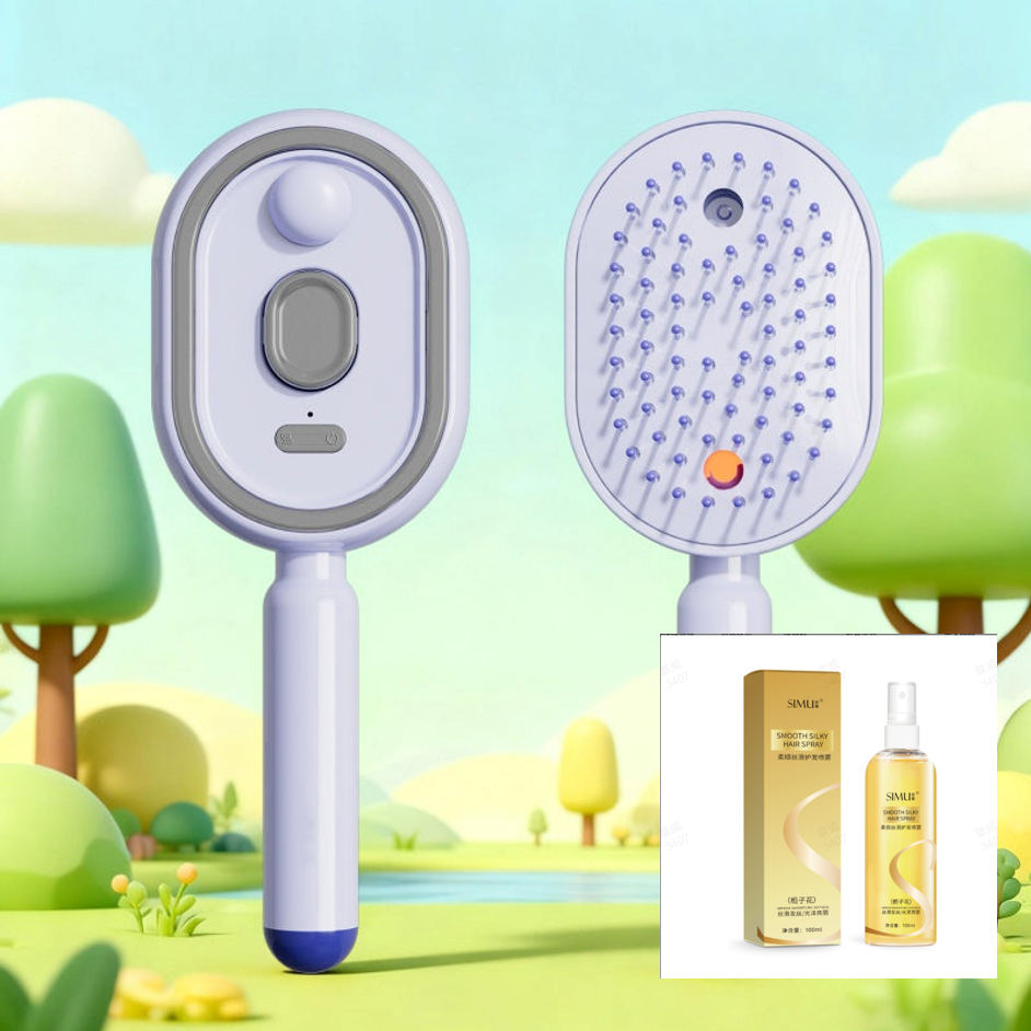 đââïž 50 % RABATT NU! đ§ Elektrisk spray & massage hĂ„rborste â lindrande hĂ„rbottenmassage, fin dimspray & slĂ€t hĂ„rvĂ„rd, red ut trassel, nĂ€ring & avkoppling âš