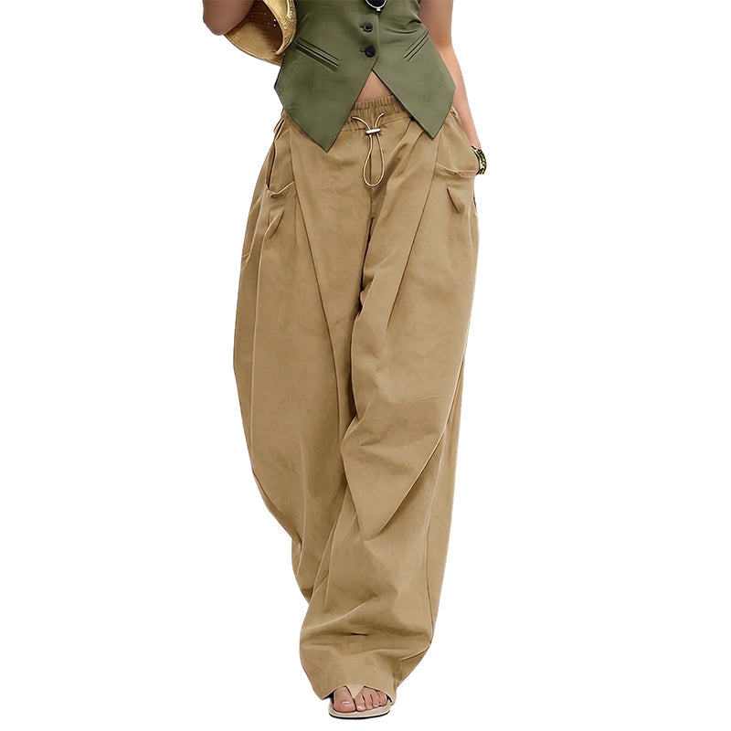đ 50 % RABATT NU! đ Voluminösa, veckade byxor i lanternstil â luftiga, eleganta och med vida ben â perfekta för en chic sommarlook eller ett formellt tillfĂ€lle âš