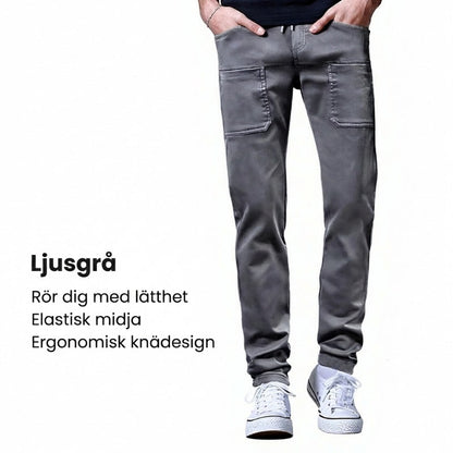🔥HET FÖRSÄLJNING 49% RABATT🥰 MultiPants - slitstarka cargobyxor med hög stretch och flera fickor