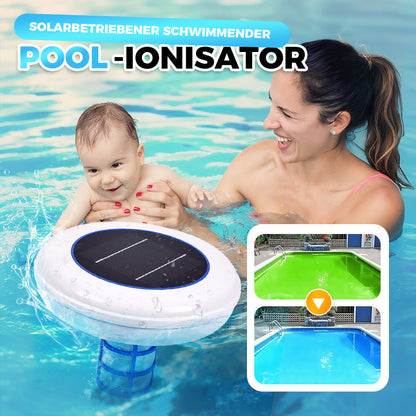 🏊 50% RABATT NU! ☀️ Solenergidriven Pooljonisator – Bästsäljare! Kristallklart Vatten Utan Kemi – Perfekt för Badpoolen 🌊