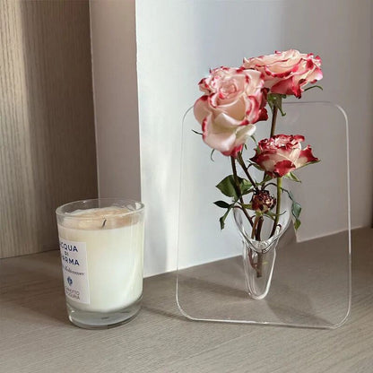 🖼️ Nordisk Akrylvas & Fotoramme – Minimalistisk Elegans för Ditt Hem 💐