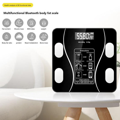 ⏳Sista dagen i rean – 50 % rabatt🔥Smart digital trådlös BMI-våg med LCD-skärm