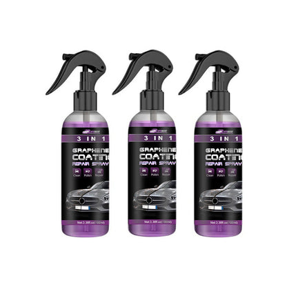 3 i 1 Spray för snabb billackering med högt skydd