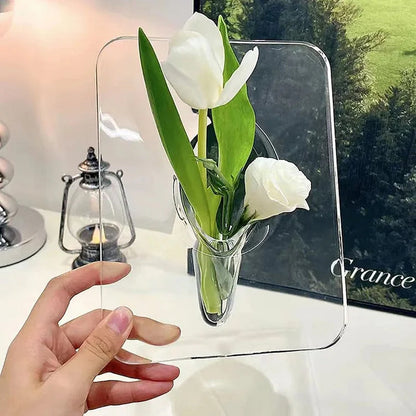 🖼️ Nordisk Akrylvas & Fotoramme – Minimalistisk Elegans för Ditt Hem 💐