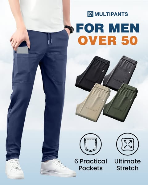 🏆‼️100K+ SOLD🔥👖MultiPants – High Stretch Multi-pocket Durable Cargo Pants