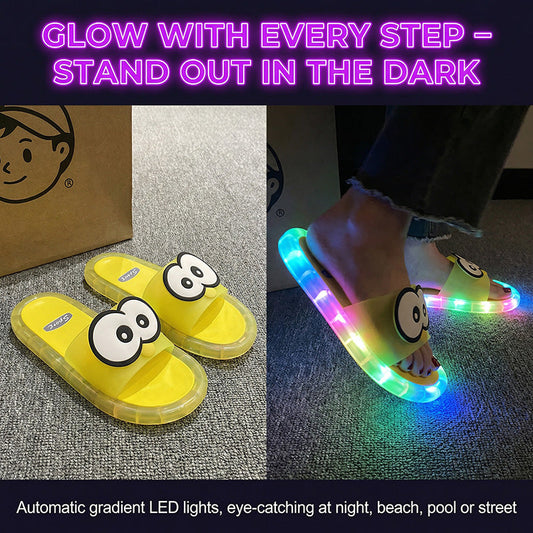 ⏳Begränsad tid – 50% rabatt⏰Söta LED-tofflor med ankdesign – lyser i mörkret, mjuka & lätta 👣💡