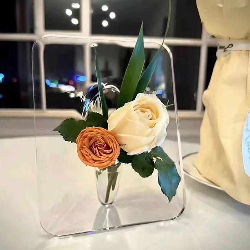 🖼️ Nordisk Akrylvas & Fotoramme – Minimalistisk Elegans för Ditt Hem 💐
