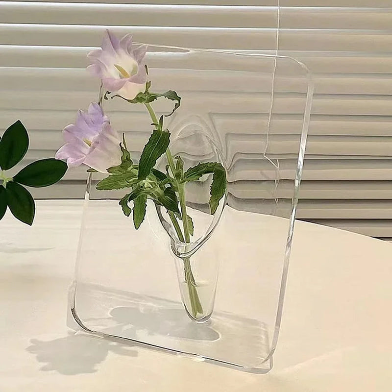 🖼️ Nordisk Akrylvas & Fotoramme – Minimalistisk Elegans för Ditt Hem 💐