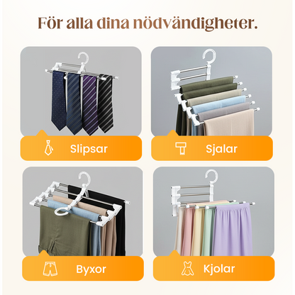 🔥Het försäljning🔥magisk lagringsverktyg - Fällbar multifunktionell klädhängare