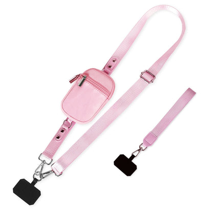 ❣️REA 50% RABATT📱Stor tvärremväska för mobil – justerbar längd, unisex passar alla stora storlekar för män och kvinnor🎒