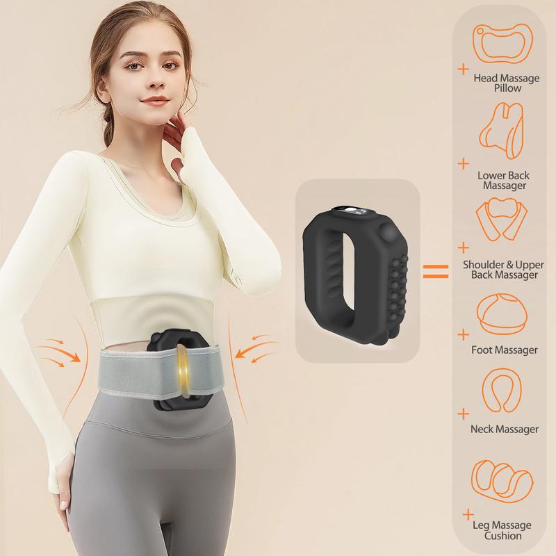 💖ADDWIN🇬🇧 R10 Mini Fascia Ring-massageapparat – din bästa kompis för tonad mage och mindre magont, vart som helst, när som helst! 💆‍♀️✨