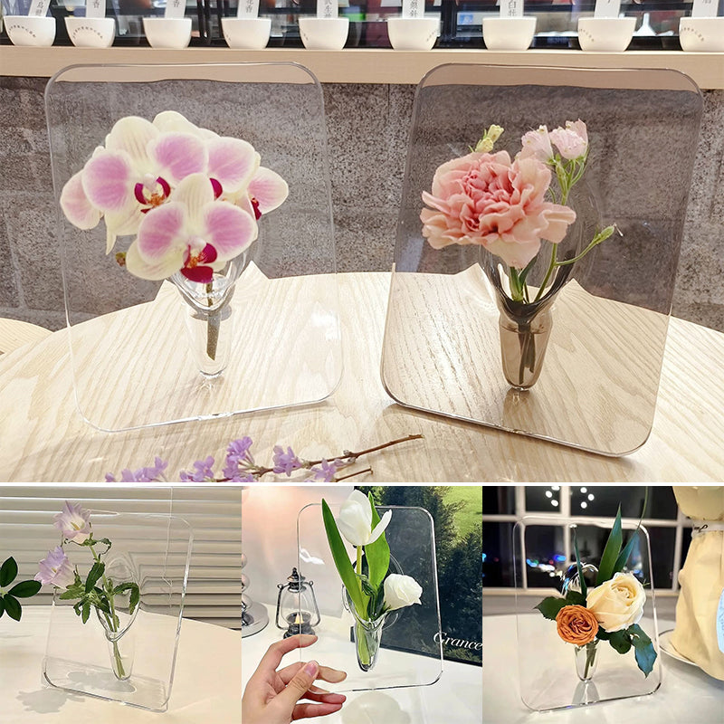 🖼️ Nordisk Akrylvas & Fotoramme – Minimalistisk Elegans för Ditt Hem 💐