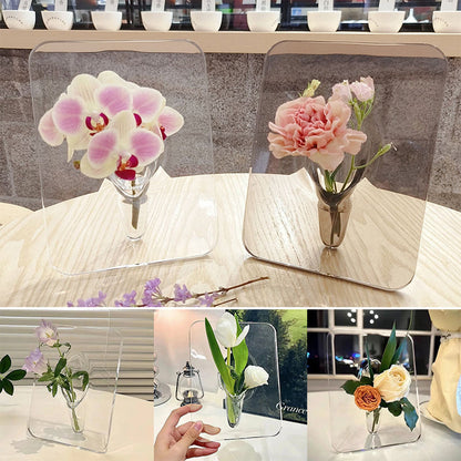 🖼️ Nordisk Akrylvas & Fotoramme – Minimalistisk Elegans för Ditt Hem 💐