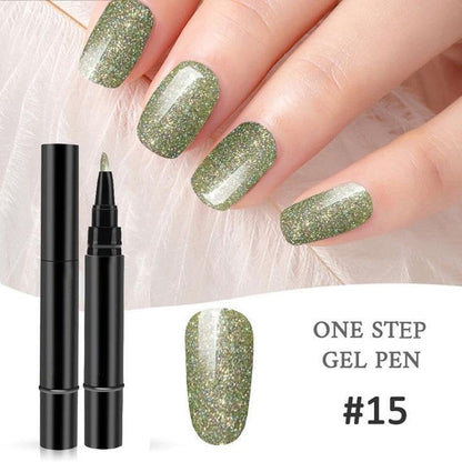 💅 Tidsbegränsat erbjudande: Köp 1, få 1 gratis! ✨One Step nagelgelpenna🎨Gratis handhållen mini-UV-nagellampa💡