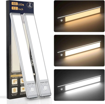 ✨🔥Snabba rea✨🔥 | 🔥3-färgad belysning, stämpelfri, smart sensor, magnetisk, uppladdningsbar LED-lampa💡