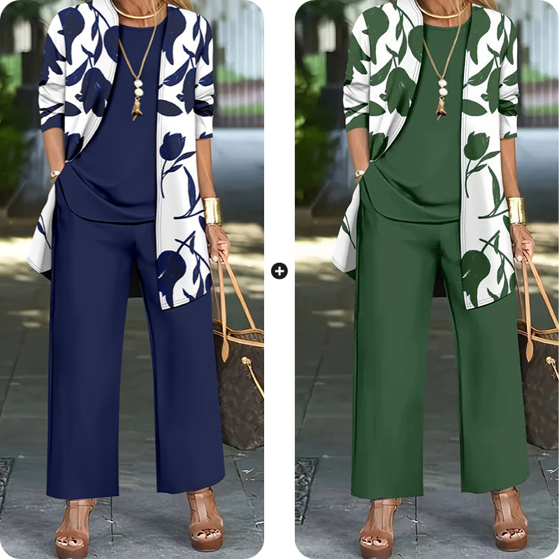 👚 Bekvämt 3-delat set för dam – snyggt, mjukt och perfekt för vardagsbruk ✨💃
