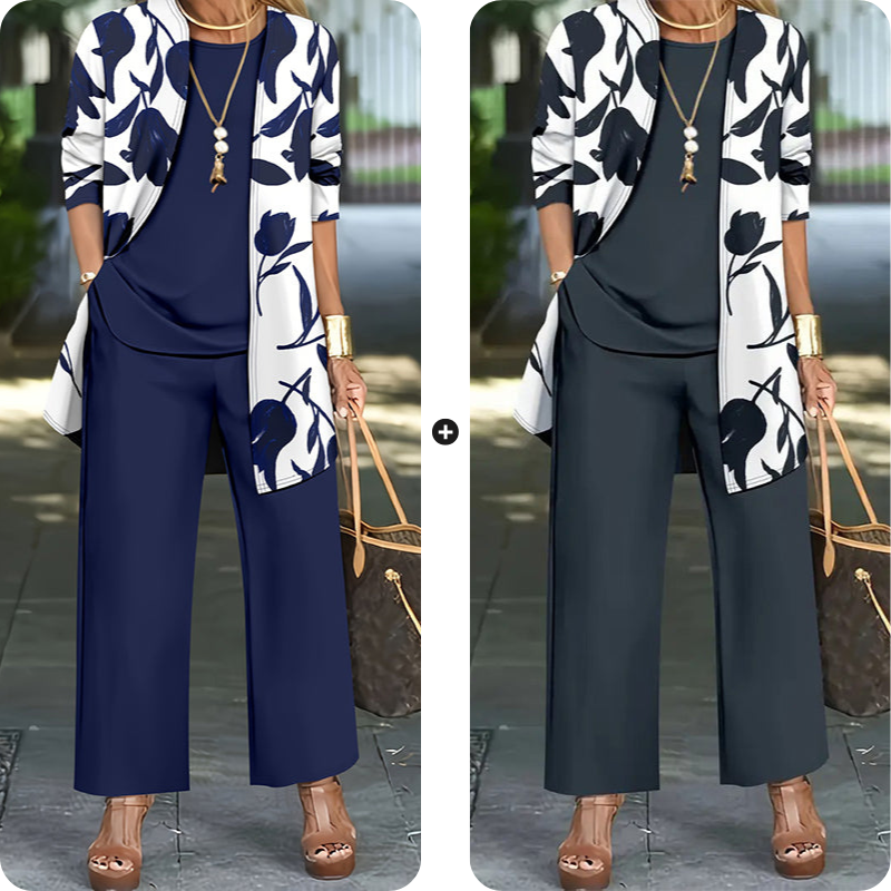 👚 Bekvämt 3-delat set för dam – snyggt, mjukt och perfekt för vardagsbruk ✨💃