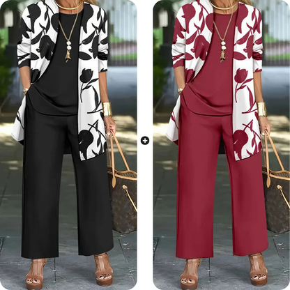 👚 Bekvämt 3-delat set för dam – snyggt, mjukt och perfekt för vardagsbruk ✨💃