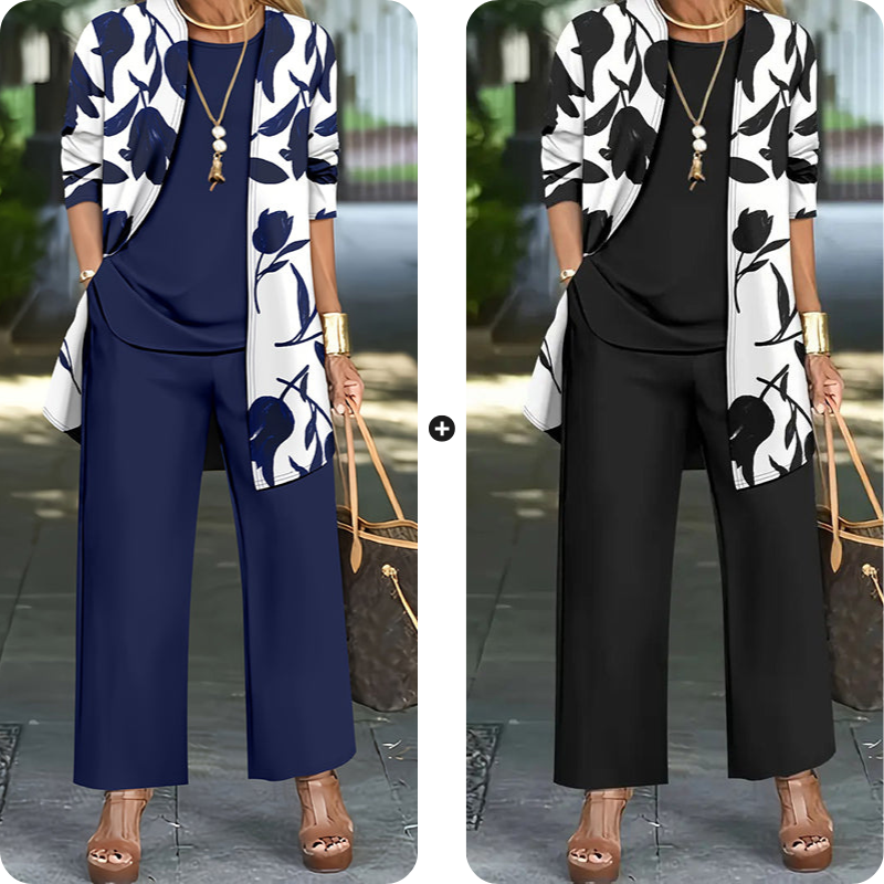 👚 Bekvämt 3-delat set för dam – snyggt, mjukt och perfekt för vardagsbruk ✨💃
