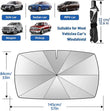 ☀️ 50% RABATT NU!🚗 Sammenlegbart Bilvinduskyld – Blokkerer UV & Varme – Beskytter Dashbord & Interiør 🛡️