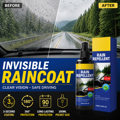 🚗Kristallklar vindruteavvisande regnspray