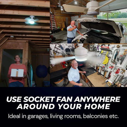 🔥 SmartBreez™ 40W LED-takfläkt med lampa ✨ Ultratis, 20,5” med fjärrkontroll 🎯 Perfekt för sovrum 😴, kök 👩‍🍳 & garage 🛠️ + GRATIS B22-adapter 🔌