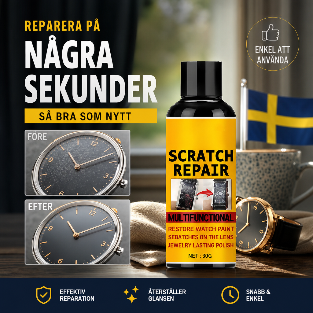 🔍 50% RABATT NU! Multifunktionell polish mot repor – återställer klarhet och glans på klockor, smycken, linser och metall ✨🛡️