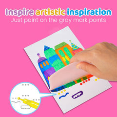 🎅20 delar/uppsättning DIY Rainbow Scratch Art🎄