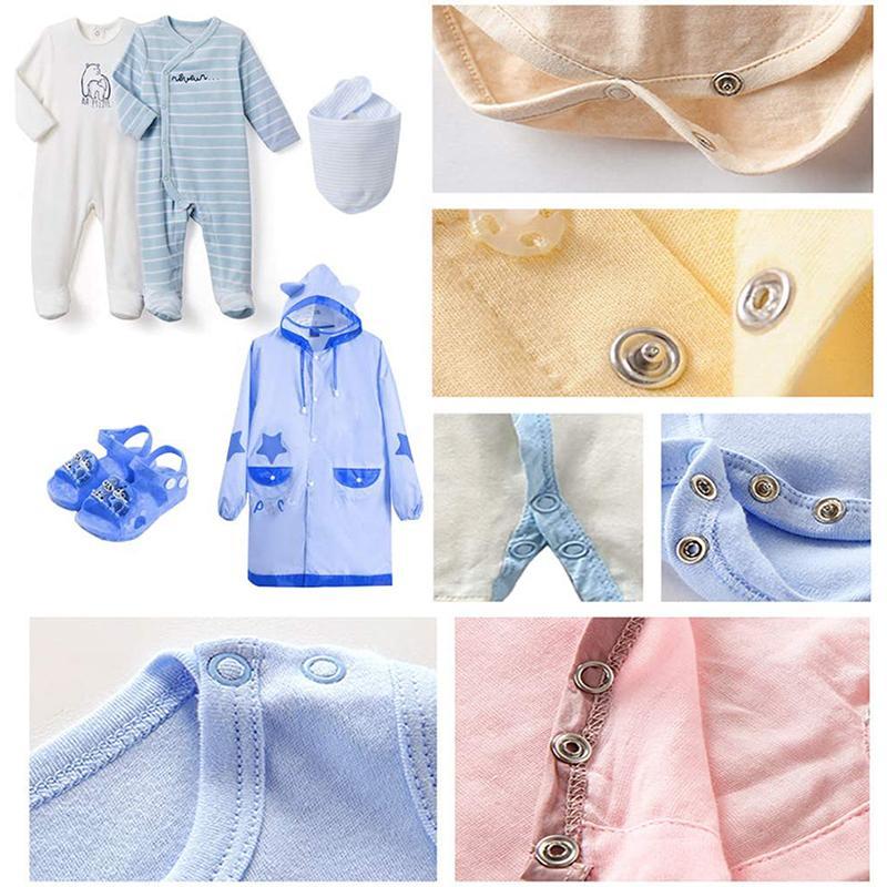 🧵 50% RABATT! 🔘 DIY-knappknäppningssats – Komplett Toolkit, Enkel Att Använda & Förstärker Dina Kläder ✂️