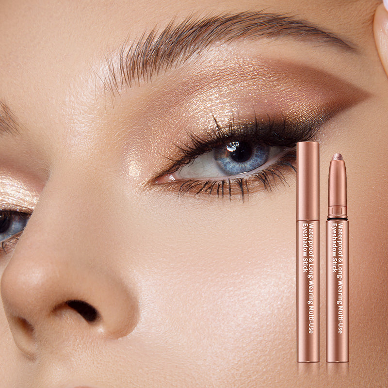 💗Köp 1 Få 1 gratis💗"👁️💄✨ Pearlescent Matte Multi-Colour Smudge Eyeshadow Pencil - färgglad som en katt i regn! ☔🎨