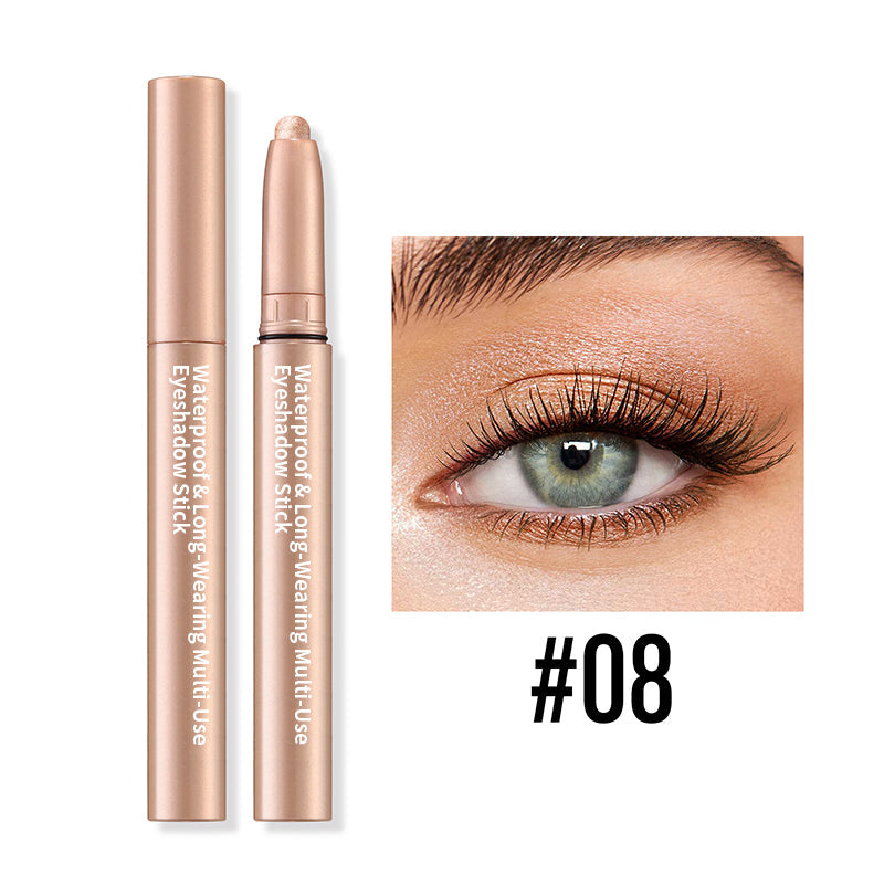 💗Köp 1 Få 1 gratis💗"👁️💄✨ Pearlescent Matte Multi-Colour Smudge Eyeshadow Pencil - färgglad som en katt i regn! ☔🎨
