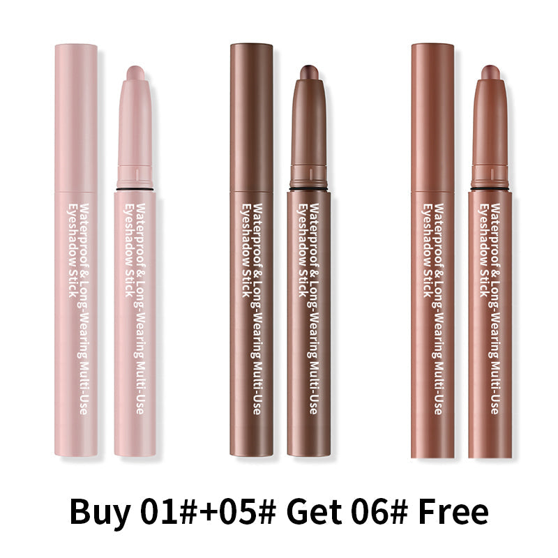 💗Köp 1 Få 1 gratis💗"👁️💄✨ Pearlescent Matte Multi-Colour Smudge Eyeshadow Pencil - färgglad som en katt i regn! ☔🎨