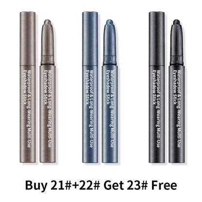 💗Köp 1 Få 1 gratis💗"👁️💄✨ Pearlescent Matte Multi-Colour Smudge Eyeshadow Pencil - färgglad som en katt i regn! ☔🎨