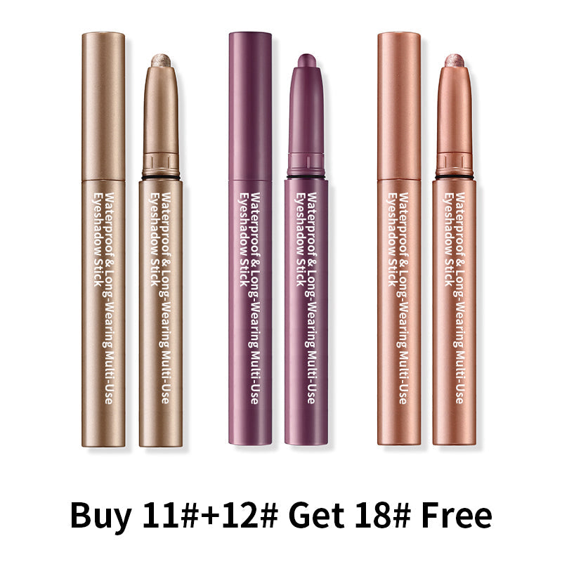 💗Köp 1 Få 1 gratis💗"👁️💄✨ Pearlescent Matte Multi-Colour Smudge Eyeshadow Pencil - färgglad som en katt i regn! ☔🎨