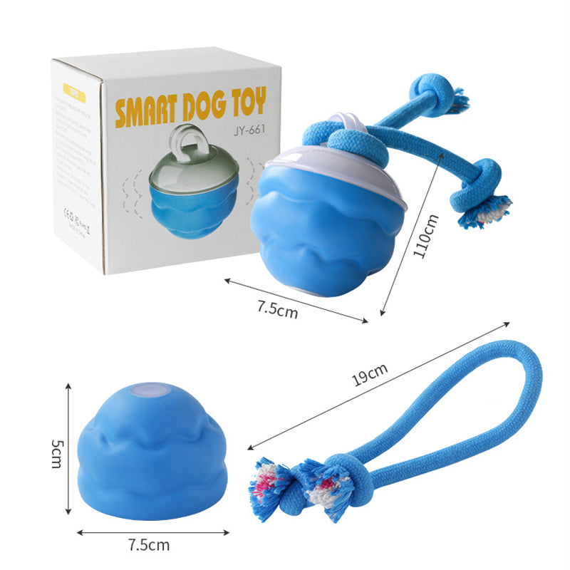 🐾 50% RABATT! 🎾 Interaktiv Elektronisk Boll för Husdjur – Automatisk Rörelse, Tuggmotståndskraftig & Lugnande för Katter/Hundar 🐱🐶📦