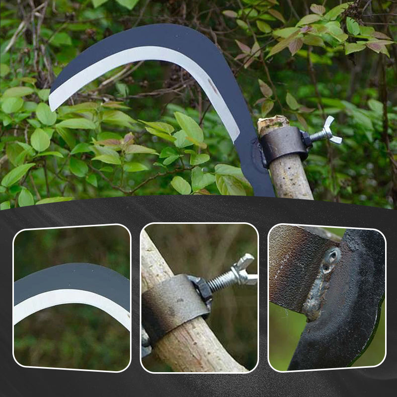 🎁50 % rabatt under en begränsad tid✨Bärbar multifunktionell ogräsrensningssickel🔪