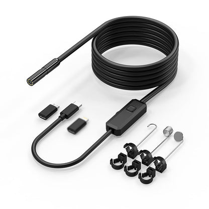 🔥📹 50% RABATT NU! HD vattentät endoskopkamera – 200 W upplösning, flexibel kabel & plug-and-play – perfekt för inspektion av rör, motorer och svåråtkomliga platser 🔍✨
