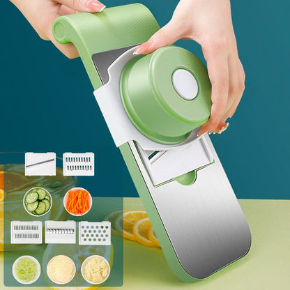 🔪 50% RABATT! 🥒 Multifunktionell Grönsaksskärare – Snabb & Effektiv, Lätt att Rengöra & Sparar Tid i Köket 🥕