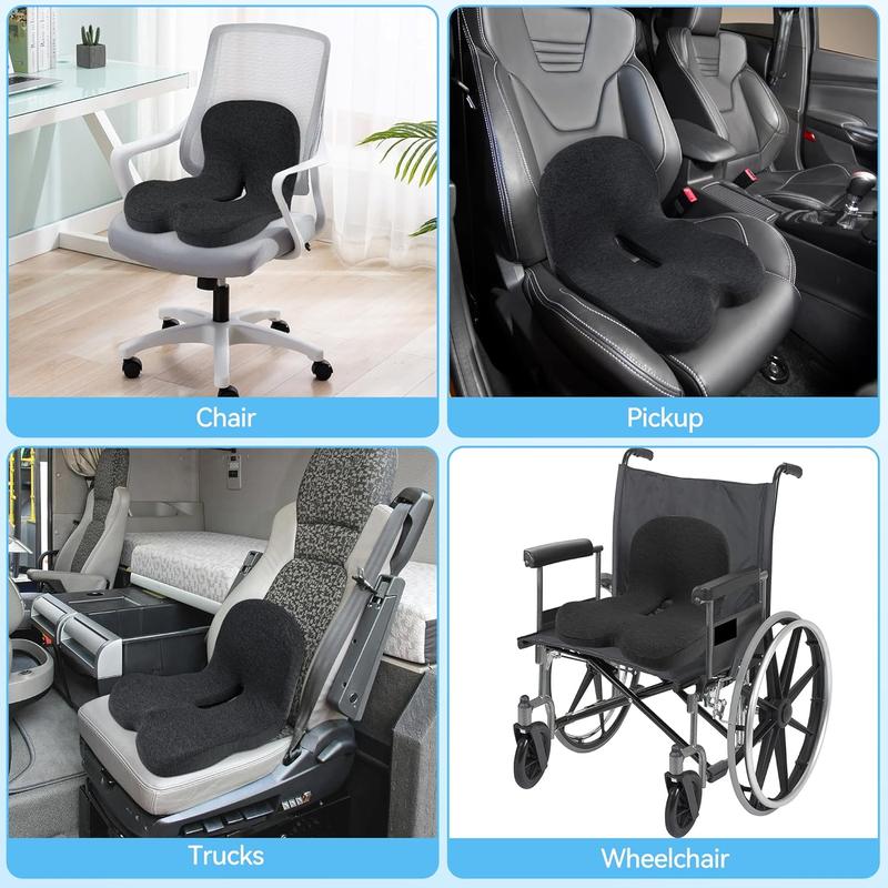 🎁Begränsad försäljning 50% rabatt🎁【Ergonomisk design】Sits av halkfritt minnesskum 💕For the most comfortable driving🎉