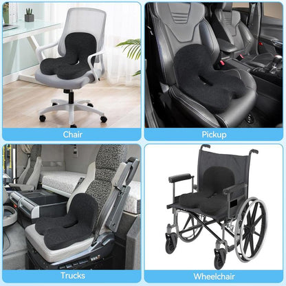 🎁Begränsad försäljning 50% rabatt🎁【Ergonomisk design】Sits av halkfritt minnesskum 💕For the most comfortable driving🎉