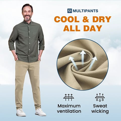 🏆‼️100K+ SOLD🔥👖MultiPants – High Stretch Multi-pocket Durable Cargo Pants