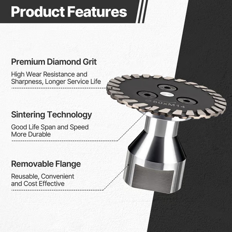 💎 50% RABATT NU! 🔧 M14 Diamantklinga för Sten – Industrikvalitet, Flisfri Skärning & Torr/Våt Användning – För Kakel, Marmor, Granit ✨