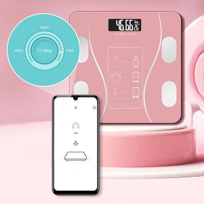 ⏳Sista dagen i rean – 50 % rabatt🔥Smart digital trådlös BMI-våg med LCD-skärm