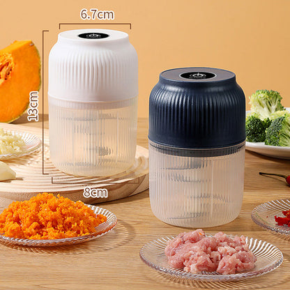 ⚡ 50% RABATT NU! 🥗 Trådlös Elektrisk Matkvarn – Höghastig Köttkvarn & Vitlökspress för Kök & Camping 🏕️