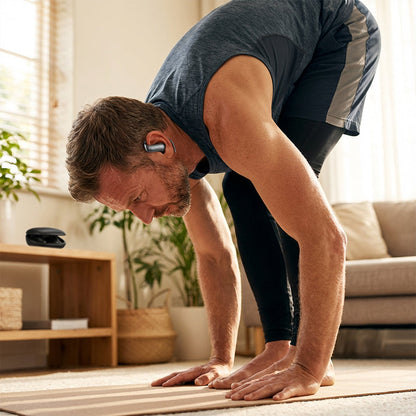🎧50% RABATT! 💎 Trådlösa Bluetooth 6.0-hörlurar – 48 timmars speltid, IPX5-svetttåliga och ultralätta 4,2 g, lämpliga för löpning 🎧🏃‍♂️