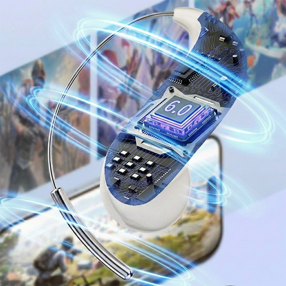 🎧50% RABATT! 💎 Trådlösa Bluetooth 6.0-hörlurar – 48 timmars speltid, IPX5-svetttåliga och ultralätta 4,2 g, lämpliga för löpning 🎧🏃‍♂️