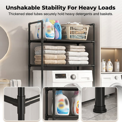 🌟Sustainable Essentials🎁Hyllan för badrum och tvättstuga – utan borrning