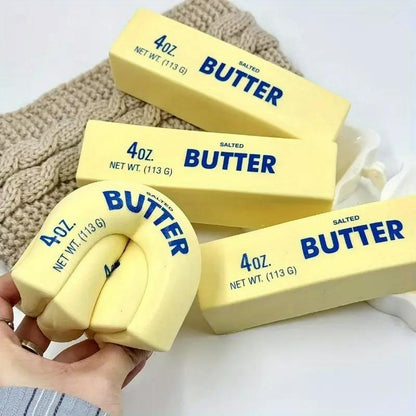 🧈 KÖP 1, FÅ 1 GRATIS – SUPERMJUKT, ELASTISKT SMÖRSTICK! 🧈 Söt leksak för stressavlastning och ångestlindring ✨