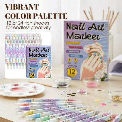 💸🚫 50% RABATT! Dual-tip nagelpennor – salongskvalitet hemma 💅✨