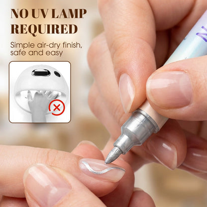 💸🚫 50% RABATT! Dual-tip nagelpennor – salongskvalitet hemma 💅✨